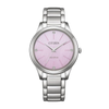 Citizen Solar Pink Dial Women's Watch EM1220-58X