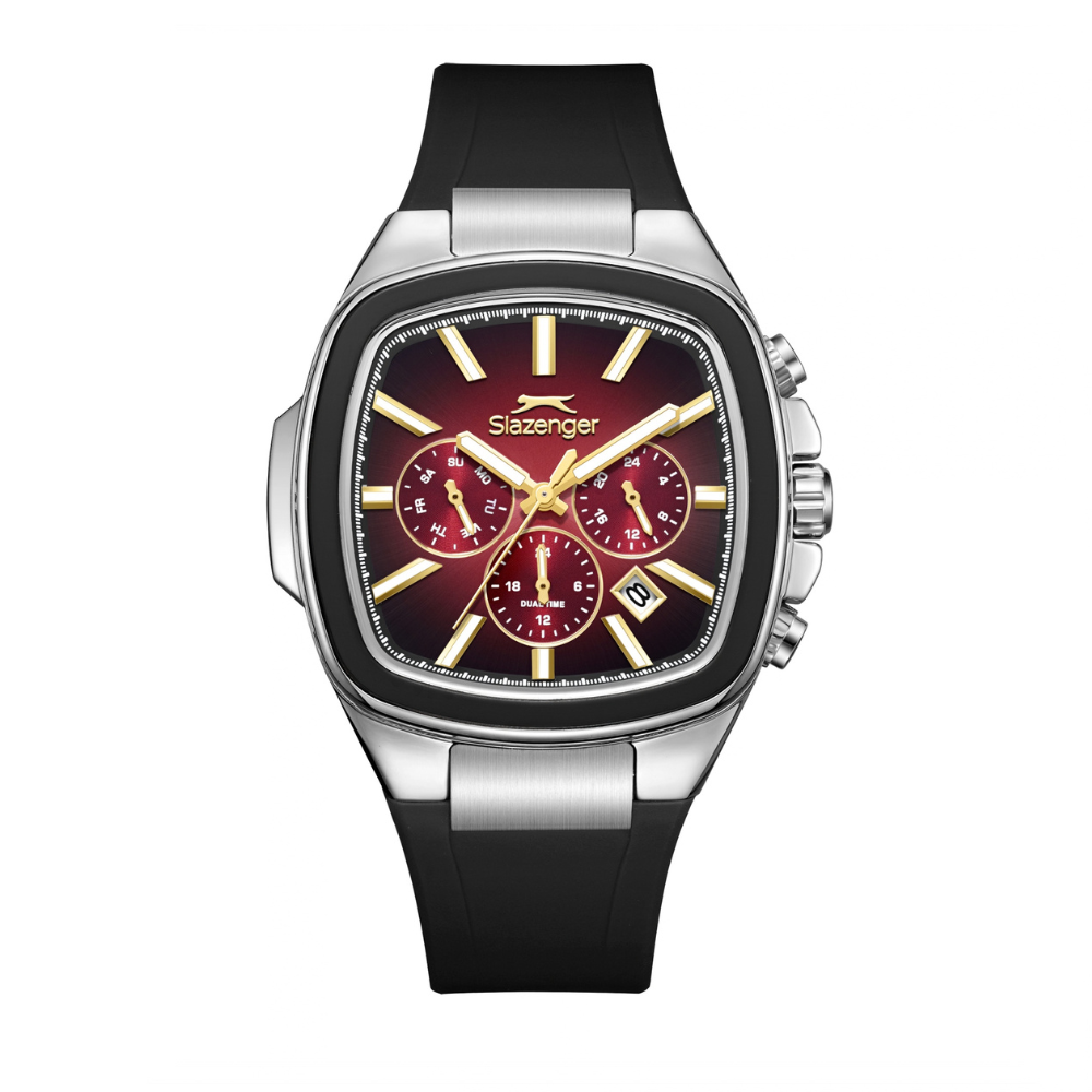 Slazenger Multifunction Burgundy Dial Men's Sporty Watch SL.09.2643.2.381