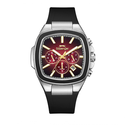Slazenger Multifunction Burgundy Dial Men's Sporty Watch SL.09.2643.2.381