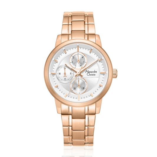 Alexandre Christie Rose Gold Women's Watch 6323BFBRGSL