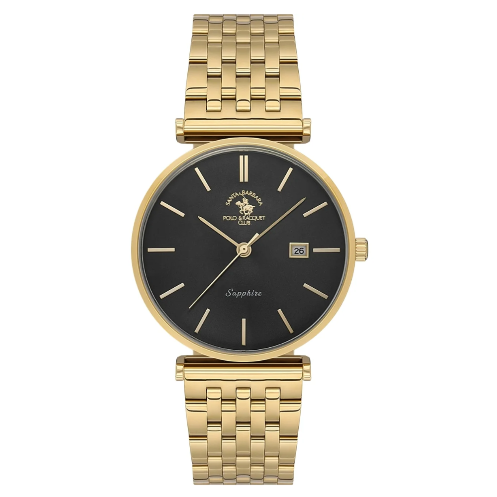 Santa Barbara Polo & Racquet Club Black Dial Men's Watch SB.1.10570-3