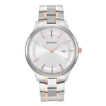 Titan Classique Slimline Silver Men's Watch 90142KM01