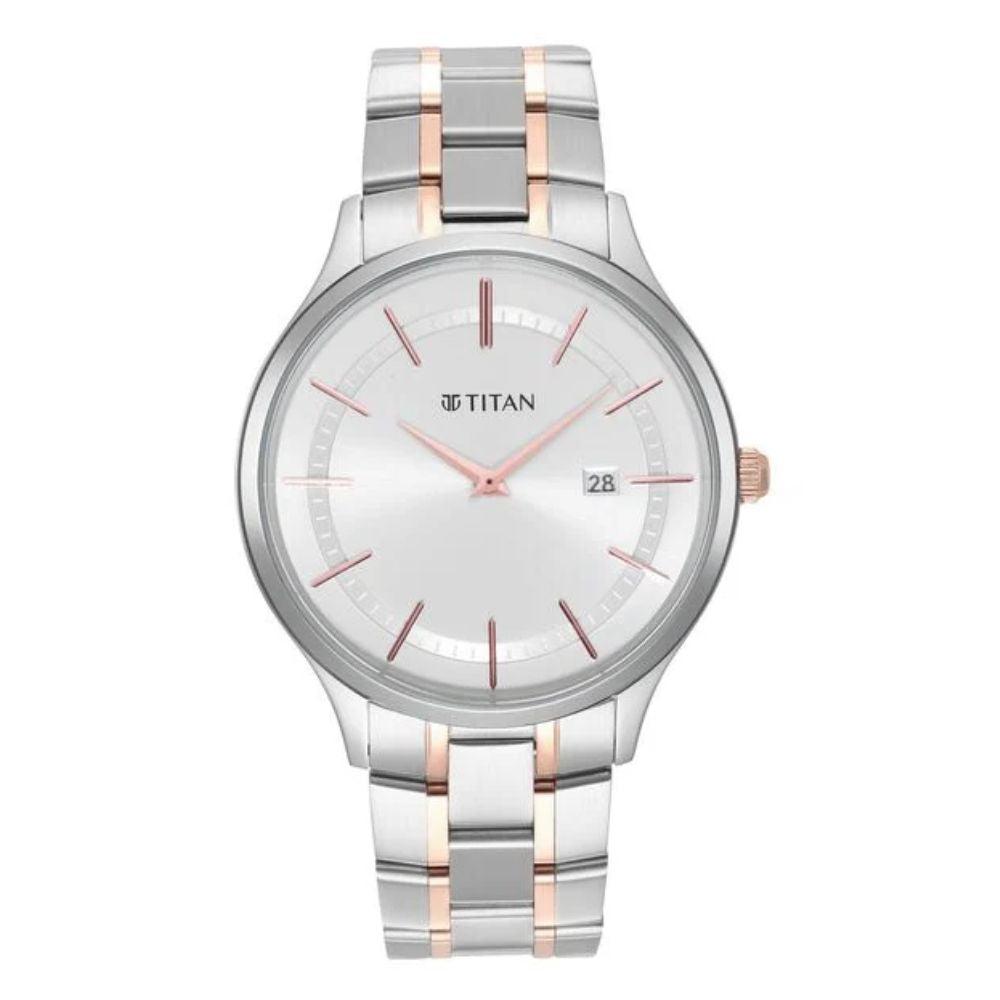 Titan Classique Slimline Silver Men's Watch 90142KM01