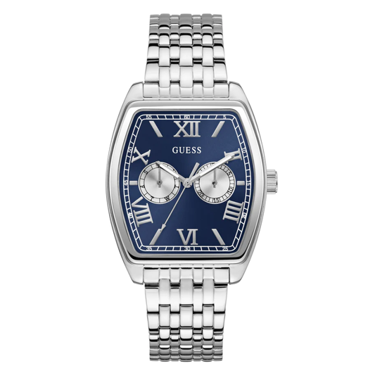 Guess Silver Tone Men Watch GW0975G1