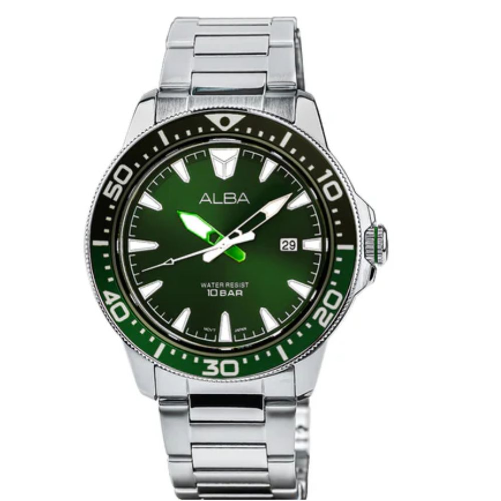 ALBA Prestige Dark Green Dial Men's Watch AS9T93X1
