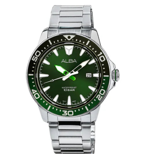 ALBA Prestige Dark Green Dial Men's Watch AS9T93X1
