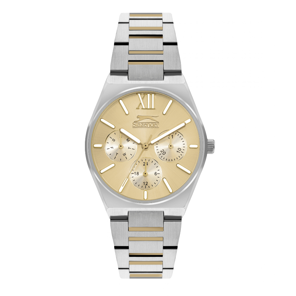 Slazenger Multifunction Gold Dial Women's Watch SL.09.2243.4.06