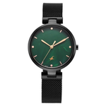 Fastrack Stunners X Quartz Analog Green Dial Watch For Girls 68049NM01