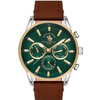Santa Barbara Polo & Racquet Club Green Dial Men's Analog Watch SB.1.10419-7