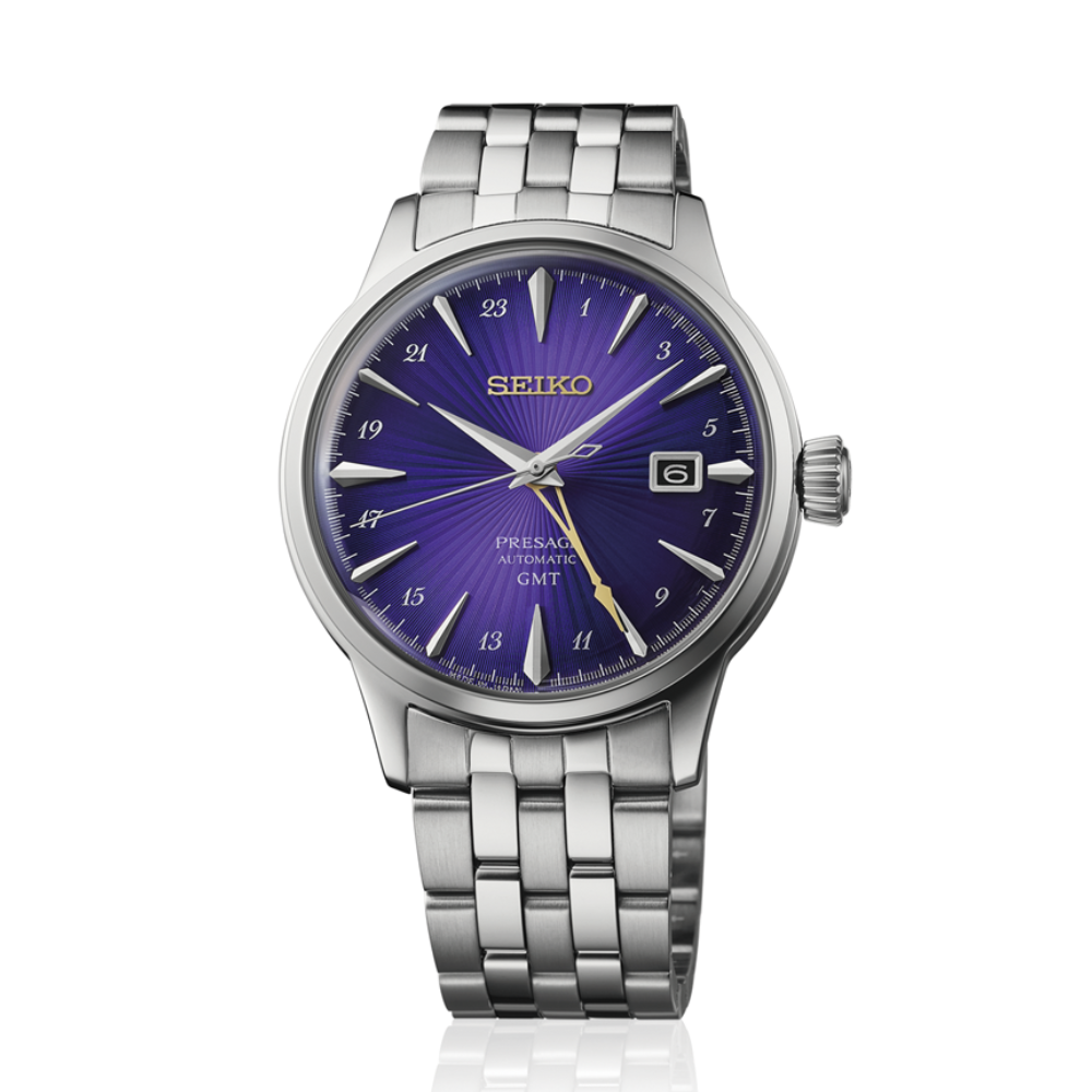 Seiko Presage Cocktail Time Purple Dial Men's Automatic Watch HCB006J1