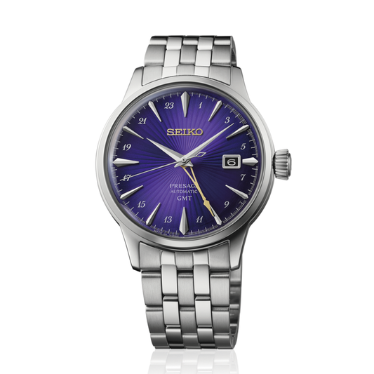 Seiko Presage Cocktail Time Purple Dial Men's Automatic Watch HCB006J1