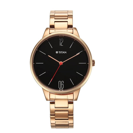 Titan Workwear Rose Gold Women's Watch 2648WM05