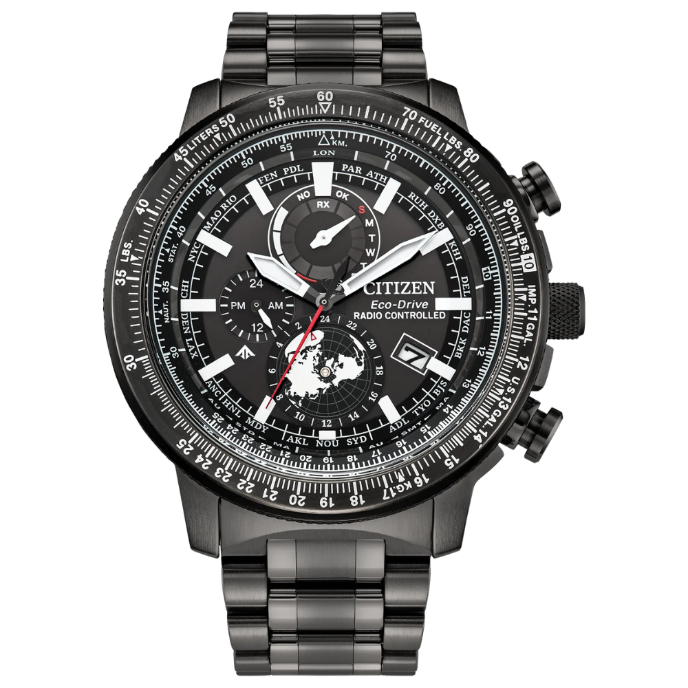 Citizen Promaster Black Dial Men's Chronograph Watch BY3005-56G
