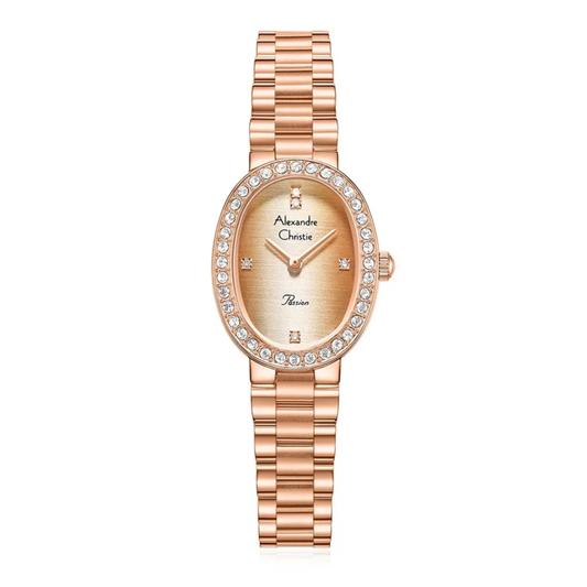 Alexandre Christie Classic Rose Gold Women's Watch 2C09LHBRGLN