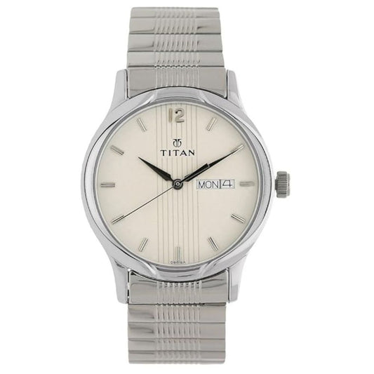 Titan Karishma Beige Men's Watch 1580SM03