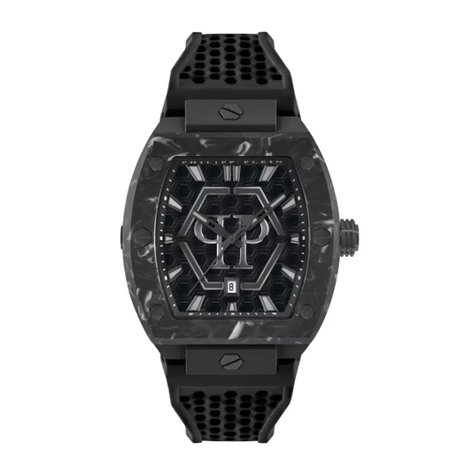 PHILIPP PLEIN Pua-The Hexagon Phantom Black Men's Watch PWPUA0624