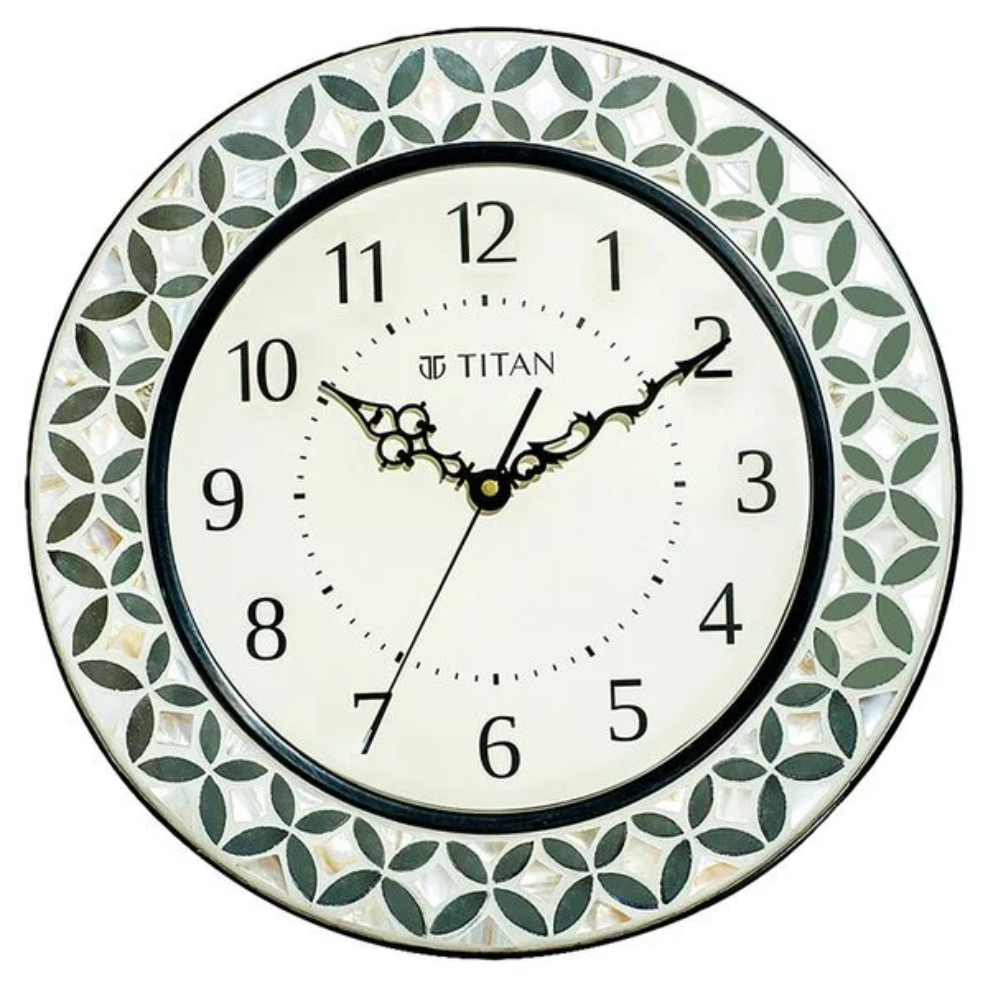 Titan Mosaic Moments White Dial Wall Clock W0110MA01