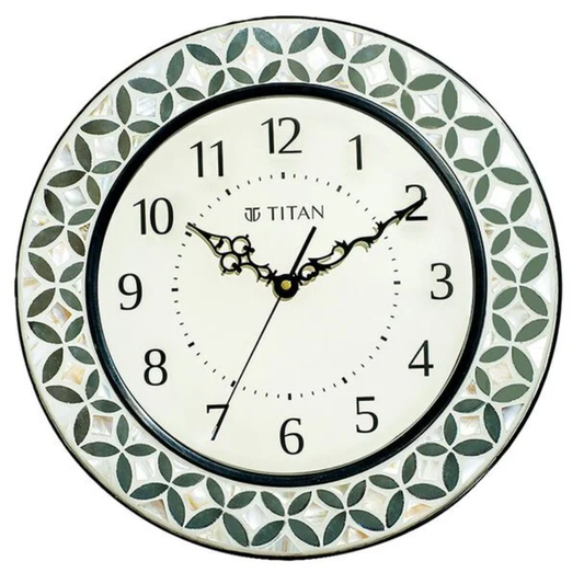 Titan Mosaic Moments White Dial Wall Clock W0110MA01