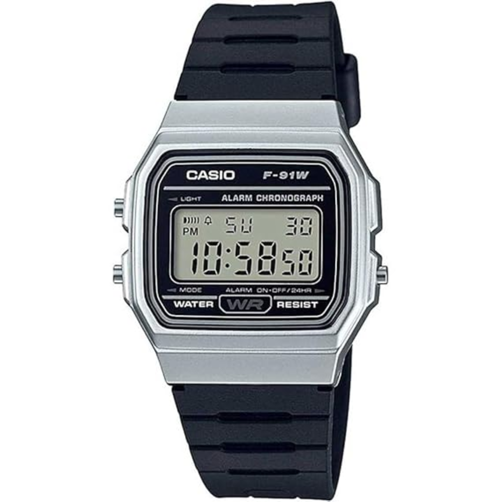 Casio Youth Black Mens Watch D141 F-91WM-7A