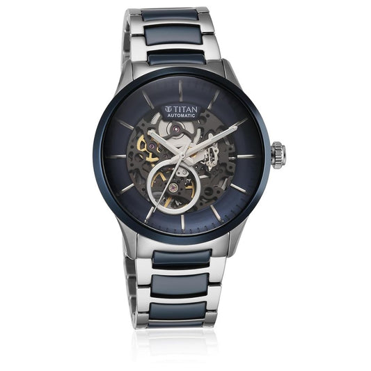 Titan Ceramic Fusion Blue Men's Watch 90174KD02