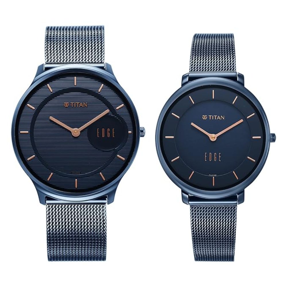 Titan Edge Bandhan Pair Analog Wrist Watch 18432655QM01