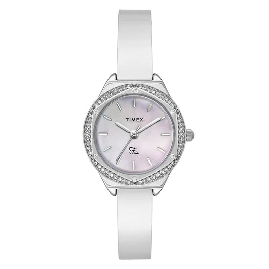 TIMEX Fria Pink Round Dial Women Watch TWEL24200