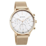 Titan Light Leathers Beige Men's Watch 90134WM01