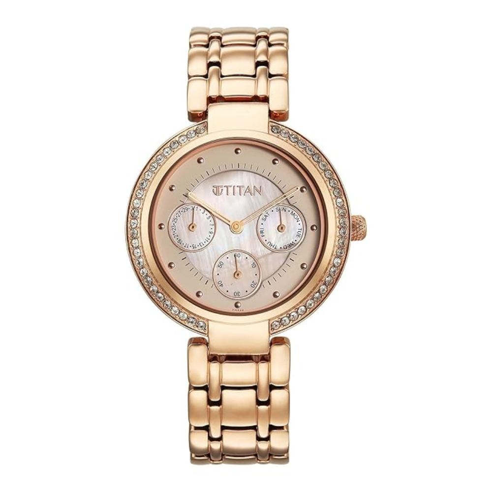 Titan Eternal Rose Gold Women's Watch 95187WM02