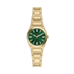 Fossil Everett Women's Quartz Green Dial Analog Stainless Steel Watch ES5493
