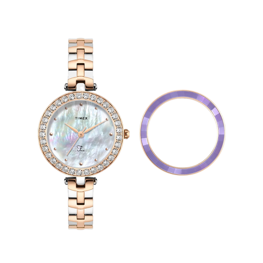 Timex Fria Mother Of Pearl Women's Watch TWEL29202