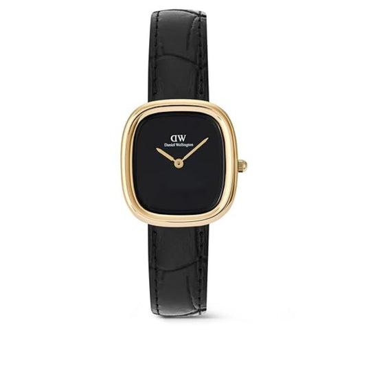 Daniel Wellington Black Square Dial Analogue Black Women’s Watch DW00100880K