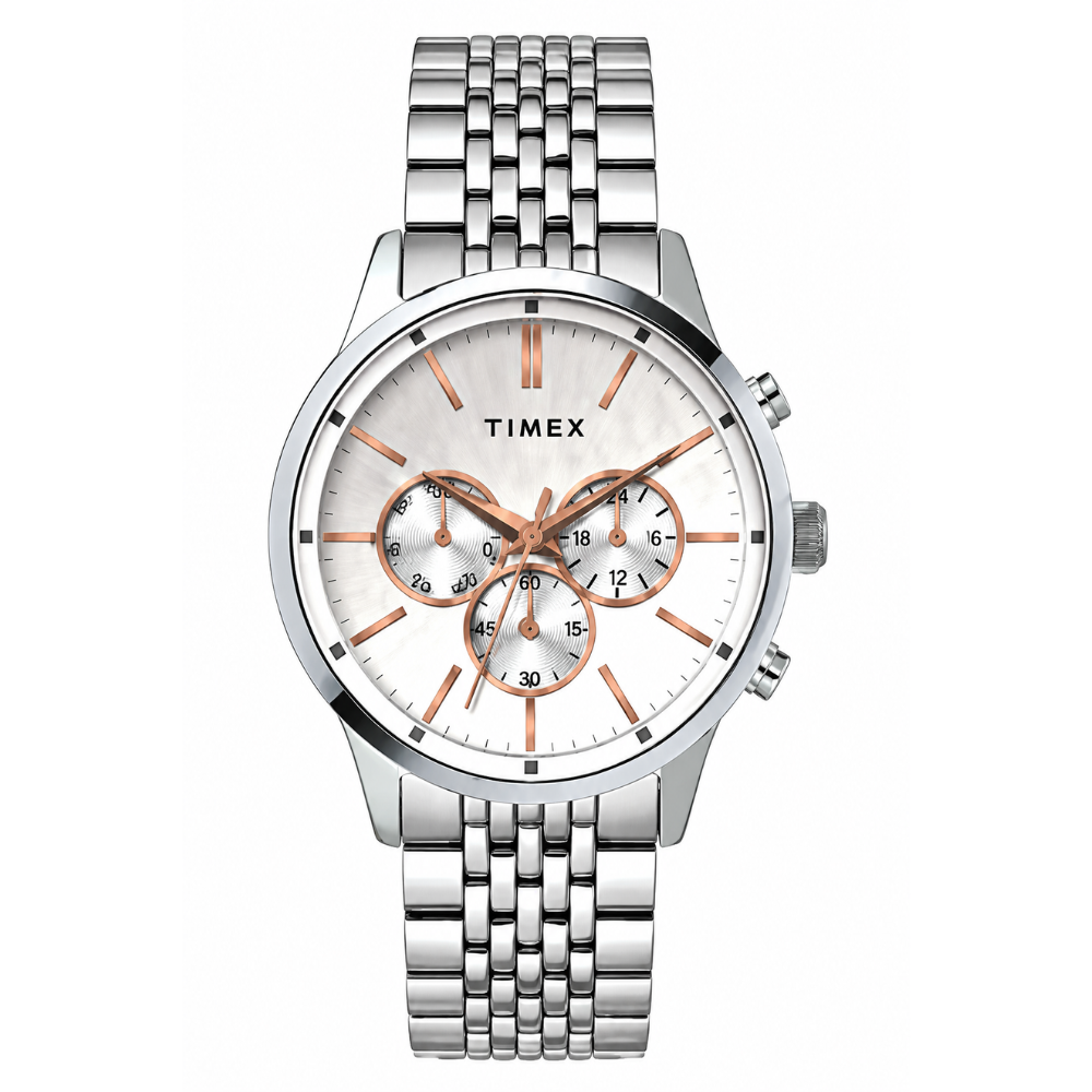 TIMEX Analogue Off-White Dial Men's Watch TWTG16300T