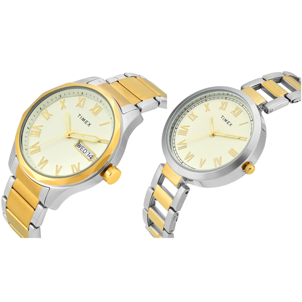 Timex Pair Collection Tan Pair Watch TW00PR341
