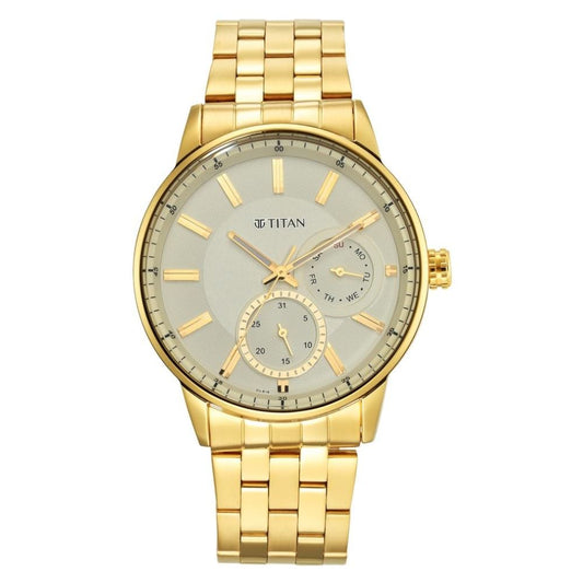 Titan Regalia Opulent Gold Men's Watch 9441YM02