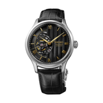 Seiko Presage Black Dial Men's Automatic Leather Strap Watch HCB008J1