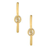 GUESS 4G Loop Gold-Plated Women's Earrings UBE02284YGBK