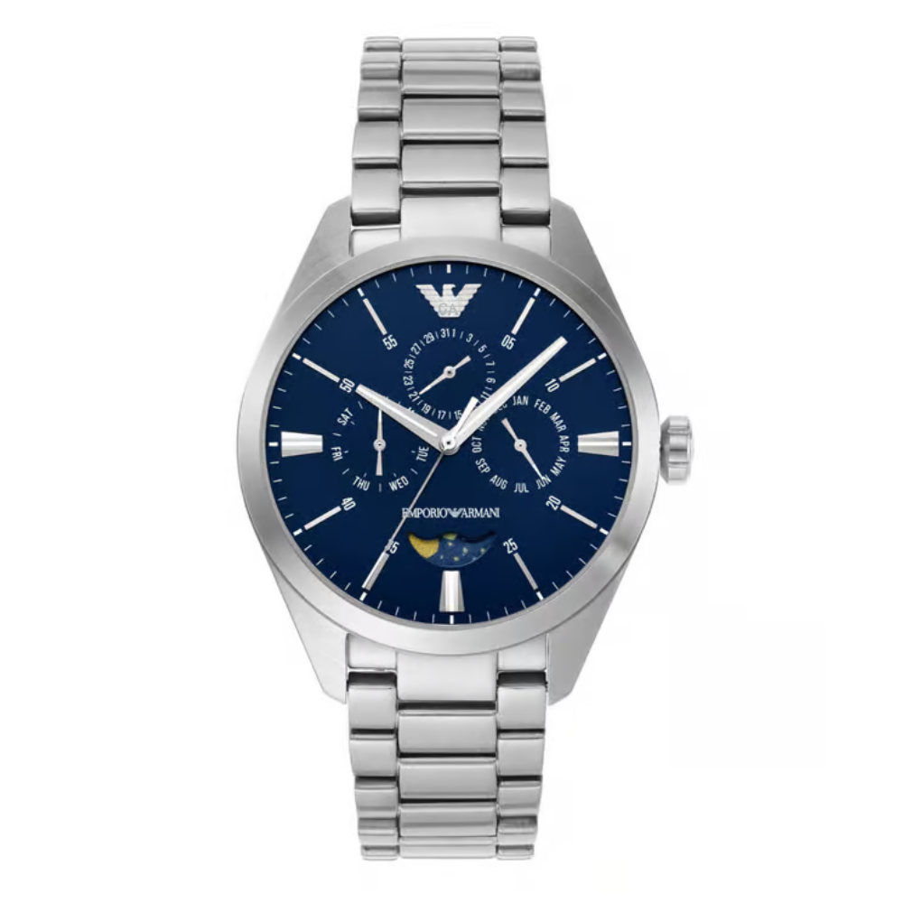 Emporio Armani Claudio Men's Blue Dial Chronograph Watch AR11553