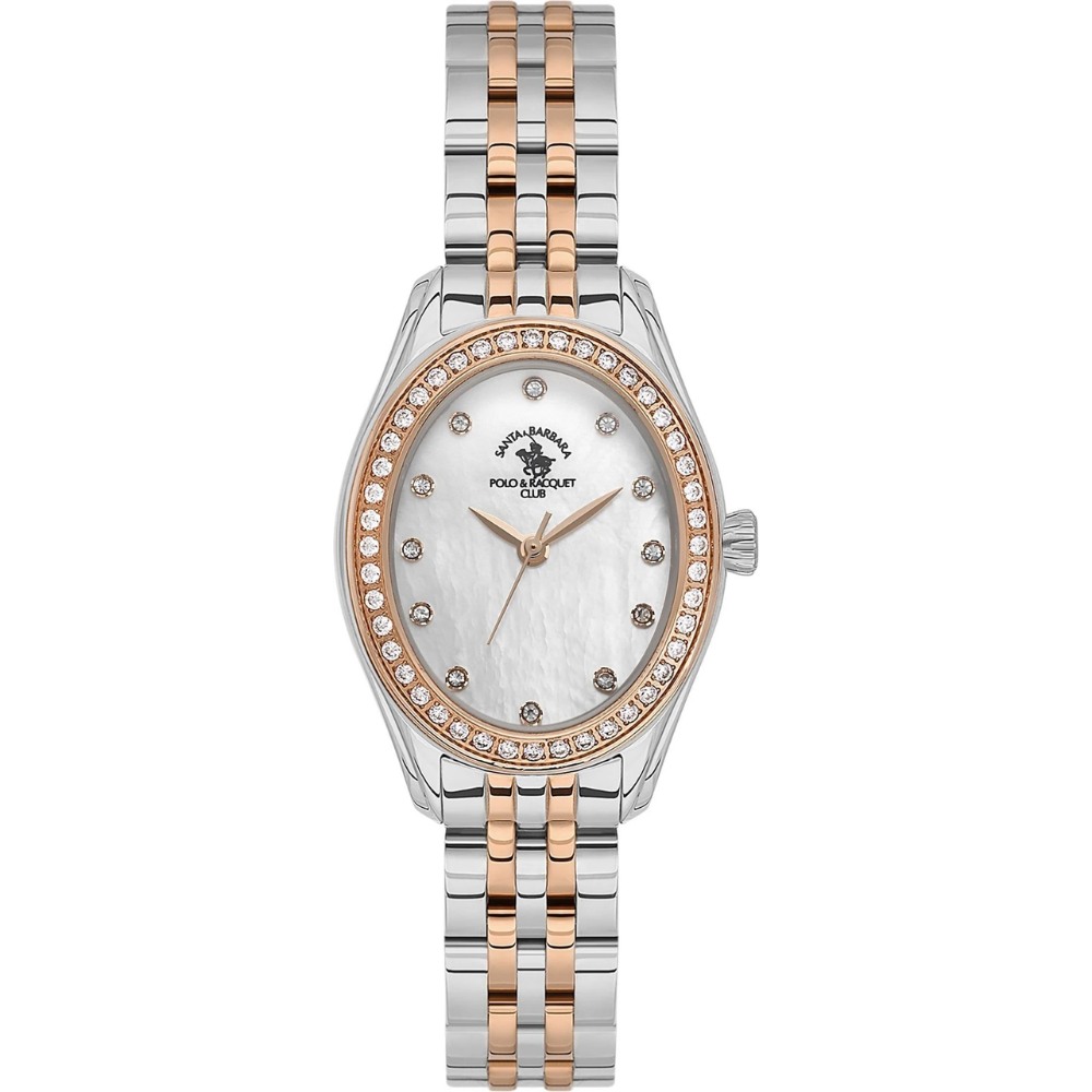 Santa Barbara Polo & Racquet Club Quartz White Dial Women's Watch SB.1.10620-6