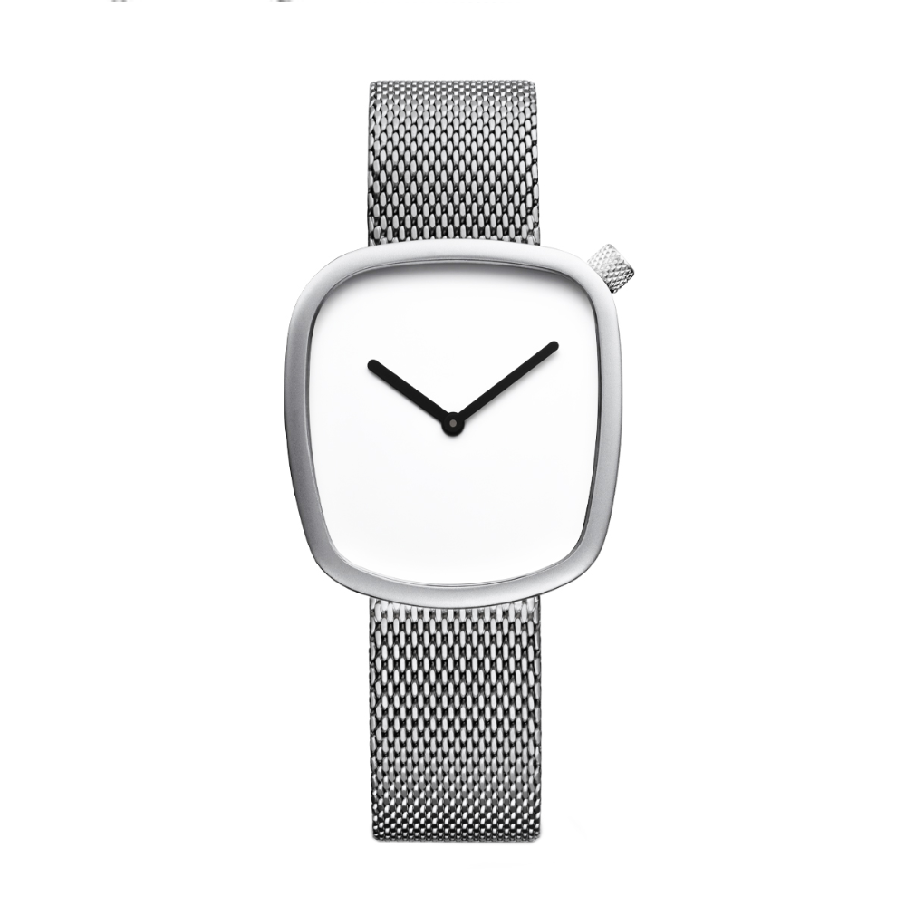 BERING Pebble White Dial Women's Watch 18034-004