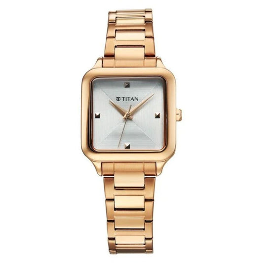 Titan Horizon White Women's Watch 95297WM01