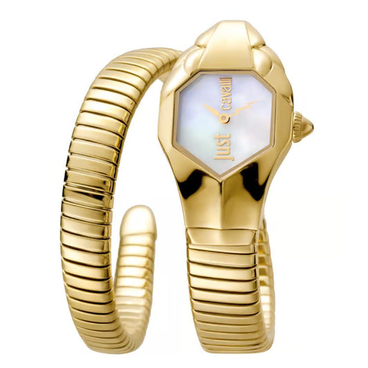 Just Cavalli Snake Just Glam White Women's Watch JC1L001M0025