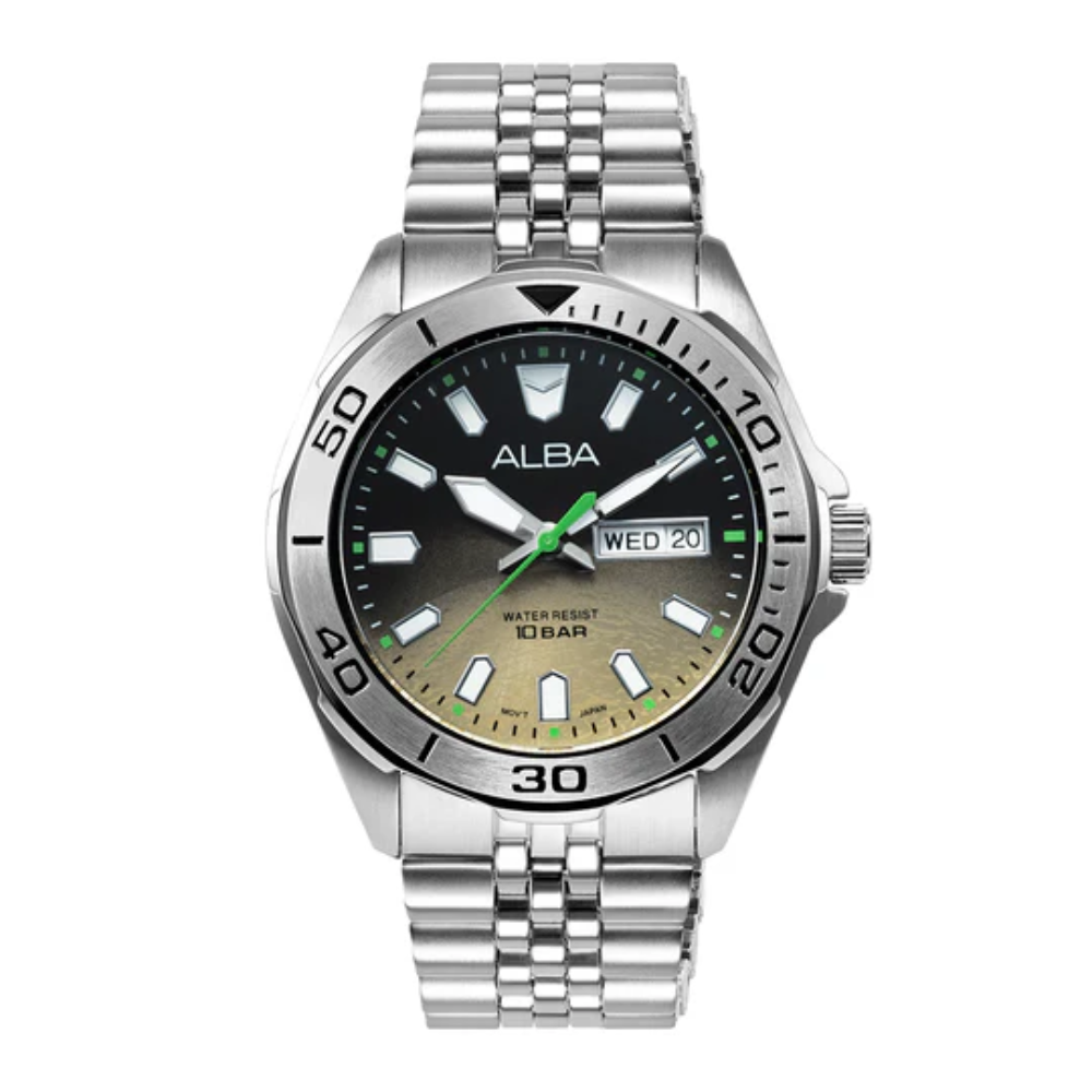 ALBA Planet Saturn Inspired Silver Men's Watch AV3585X1