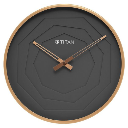 Titan Metallic Rose Gold Dial Wall Clock NSW0078MA01