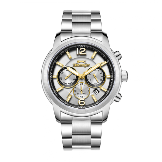 Slazenger Round Silver Dial Metal Strap Men's Watch SL.09.2541.2.06