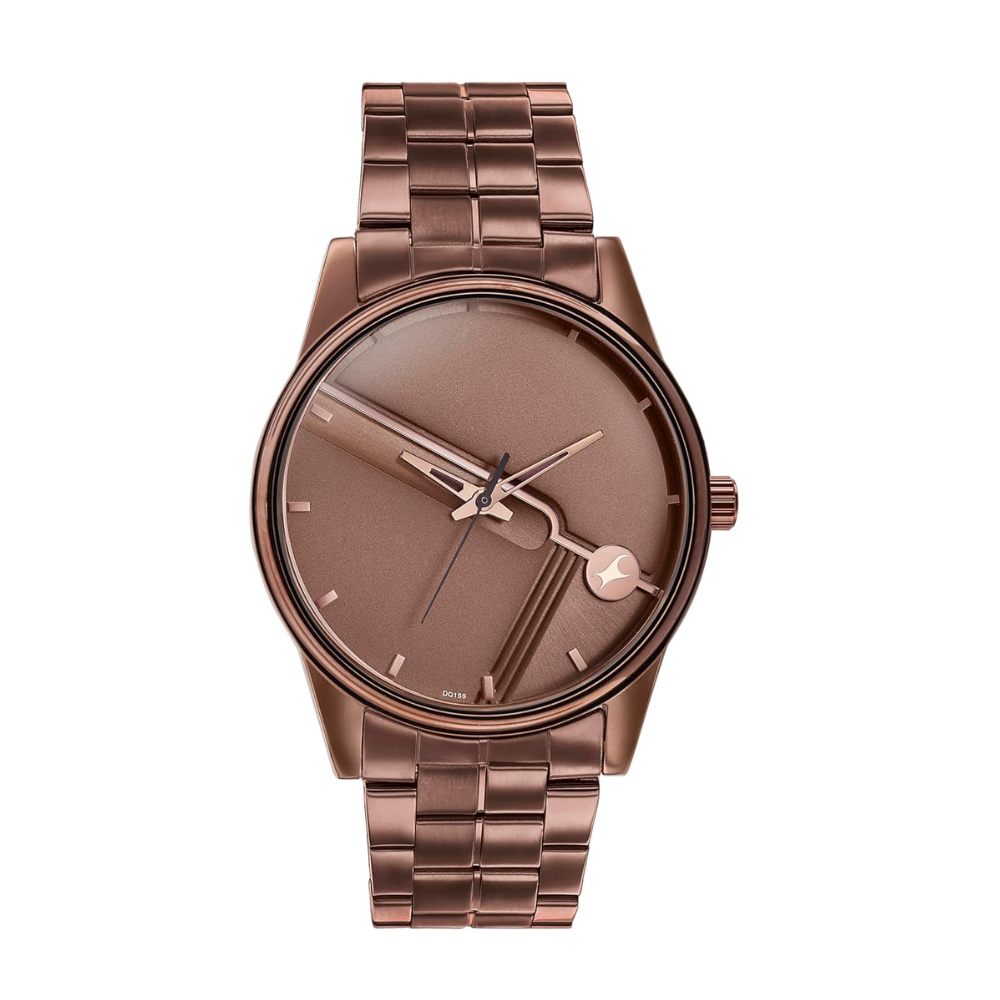 Fastrack Stunners Brown Guys Watch 3305QM01