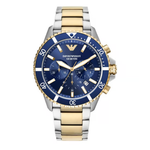 Emporio Armani World Explorer Blue Dial Men's Chronograph Watch AR11362