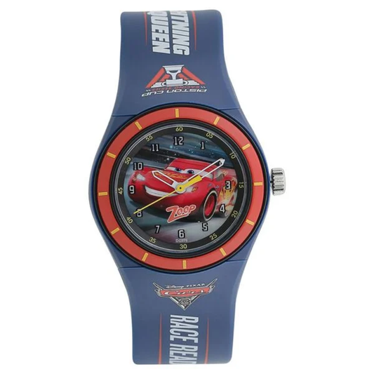 Zoop Disney Cars Blue Strap Boys Analog Watch - C4048PP14