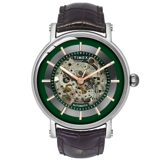 Timex Automatic Green Dial Men's Watch TWEG16718