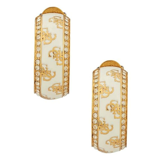 GUESS 4G Loop Gold Women's Earrings UBE02278YGWH