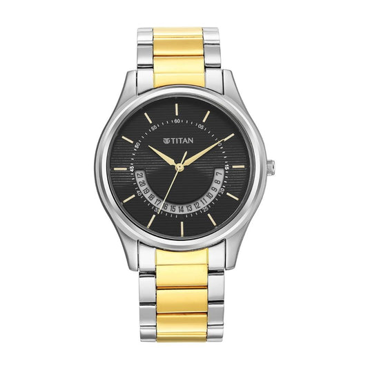 Titan Karishma Two-Tone Men's Watch 1713BM02